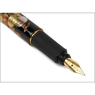 Yamanaka Lacquer Ware High Grade MAKI-E Urushi Lacquer Fountain Pen - Autumn Flower -