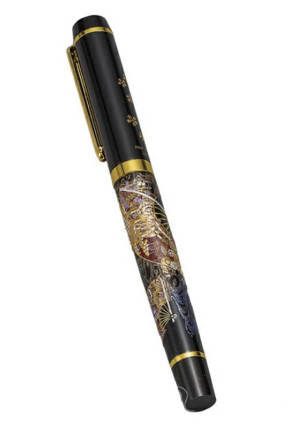 Yamanaka Lacquer Ware High Grade MAKI-E Urushi Lacquer Fountain Pen - Elegance Kyoto -