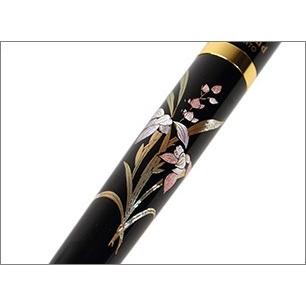 Yamanaka Lacquer Ware MAKI-E Urushi Lacquer Fountain Pen - Orchid -