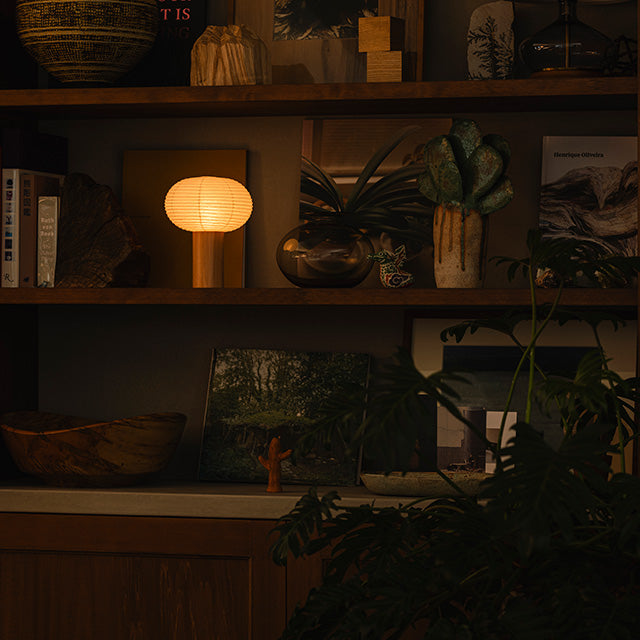 Yame Lantern - Oval - , Japanese Chochin, traditional japanese paper lantern