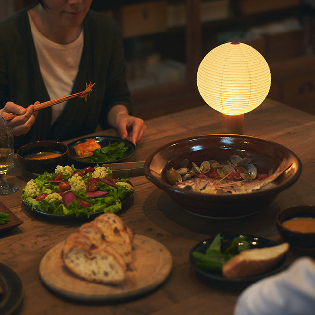 Yame Lantern - Circle - , Japanese Chochin, traditional japanese paper lantern