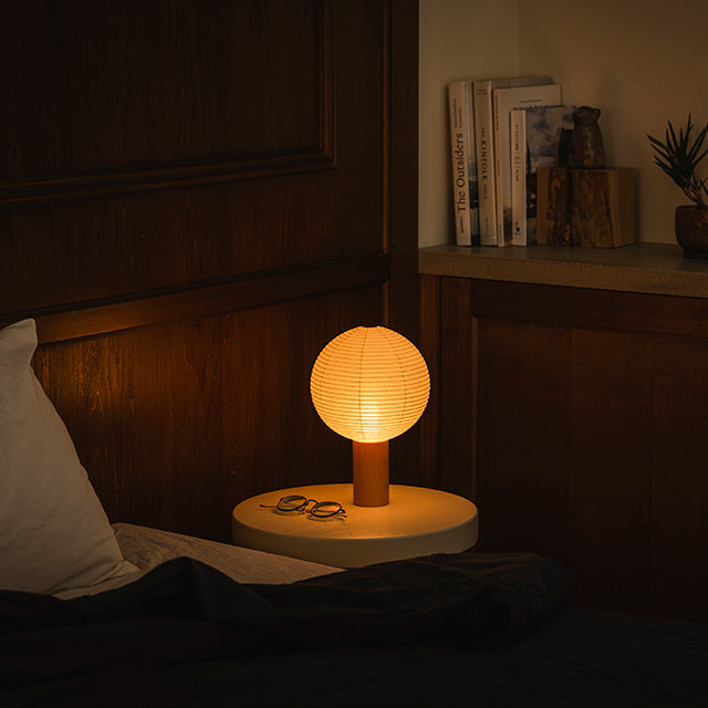 Yame Lantern - Circle - , Japanese Chochin, traditional japanese paper lantern
