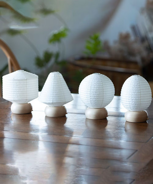 Mini Yame Lantern - Uroko (Fish Scale pattern) - , Japanese Chochin, traditional japanese paper lantern