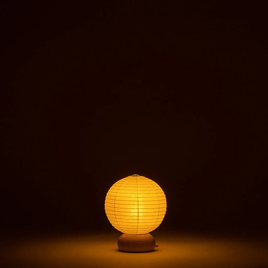 Mini Yame Lantern - Circle - , Japanese Chochin, traditional japanese paper lantern