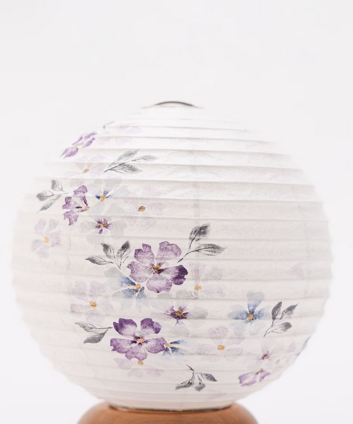 Mini Yame Lantern - Cherry Blossoms at Night - , Japanese Chochin, traditional japanese paper lantern
