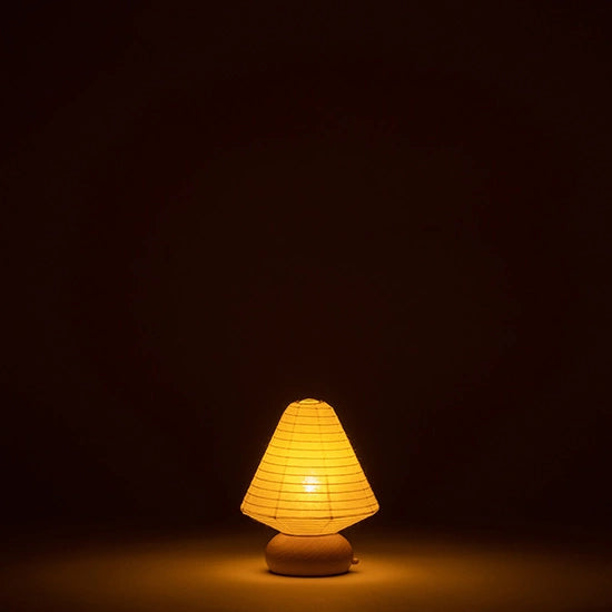 Mini Yame Lantern - Triangle - , Japanese Chochin, traditional japanese paper lantern
