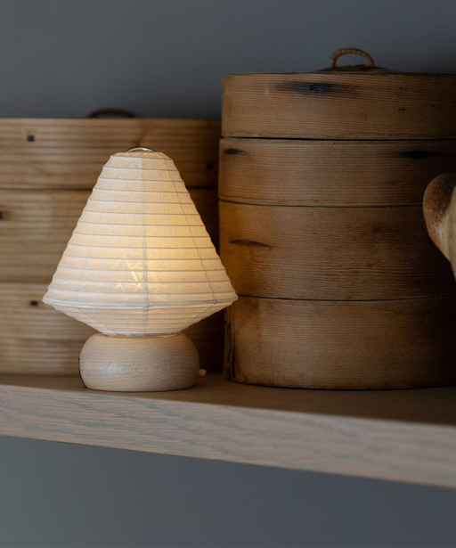 Mini Yame Lantern - Uroko (Fish Scale pattern) - , Japanese Chochin, traditional japanese paper lantern