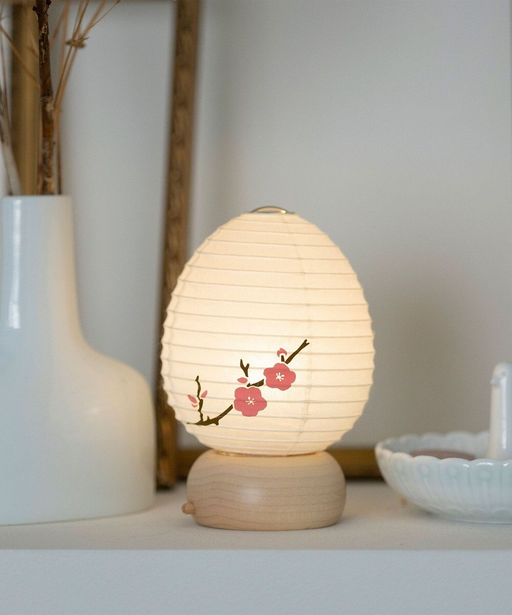 Mini Yame Lantern - Japanese Plum - , Japanese Chochin, traditional japanese paper lantern