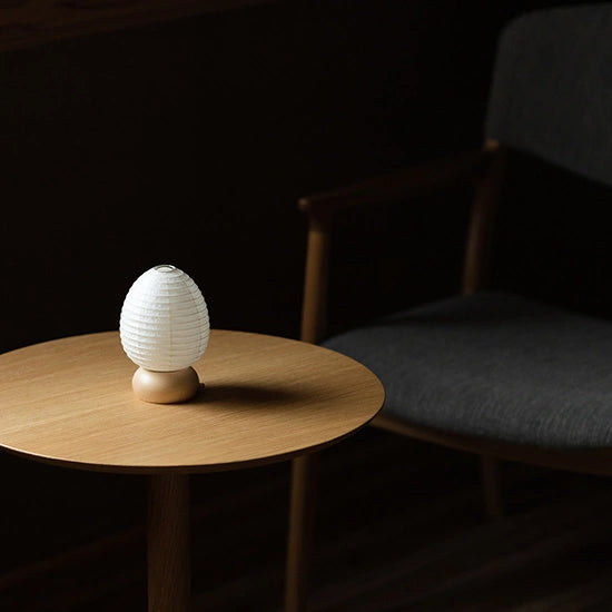 Mini Yame Lantern - Egg - , Japanese Chochin, traditional japanese paper lantern