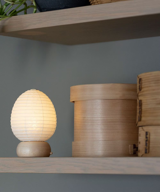 Mini Yame Lantern - Seigaiha (Wave pattern) - , Japanese Chochin, traditional japanese paper lantern