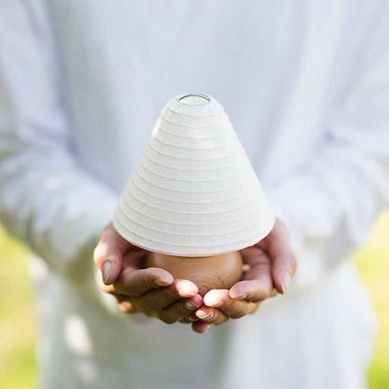 Mini Yame Lantern - Triangle - , Japanese Chochin, traditional japanese paper lantern