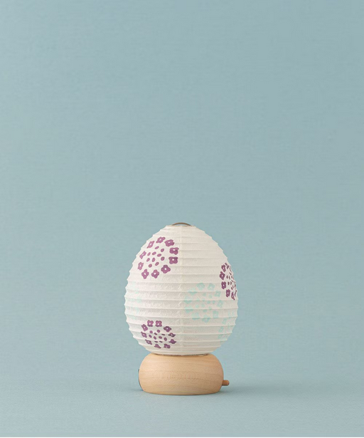 Mini Yame Lantern - Hydrangea - , Japanese Chochin, traditional japanese paper lantern