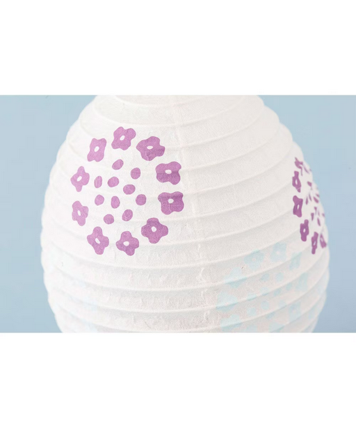Mini Yame Lantern - Hydrangea - , Japanese Chochin, traditional japanese paper lantern