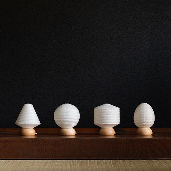 Mini Yame Lantern - Circle - , Japanese Chochin, traditional japanese paper lantern
