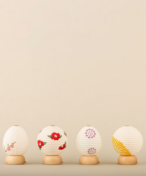 Mini Yame Lantern - Hydrangea - , Japanese Chochin, traditional japanese paper lantern