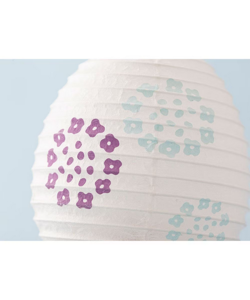 Mini Yame Lantern - Hydrangea - , Japanese Chochin, traditional japanese paper lantern