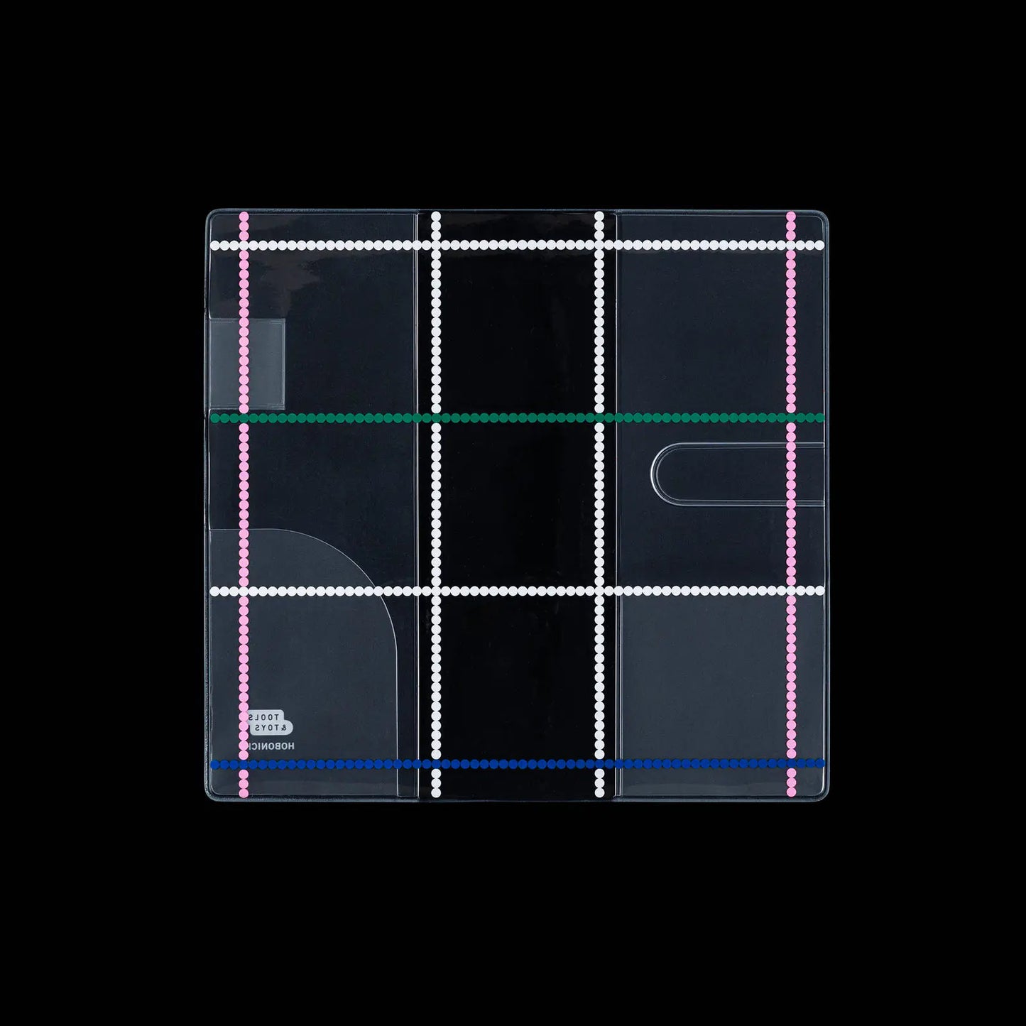 Yoshie Watanabe: Clear Cover for Weeks (Dotted Plaid), 2027 Hobonichi Accessories