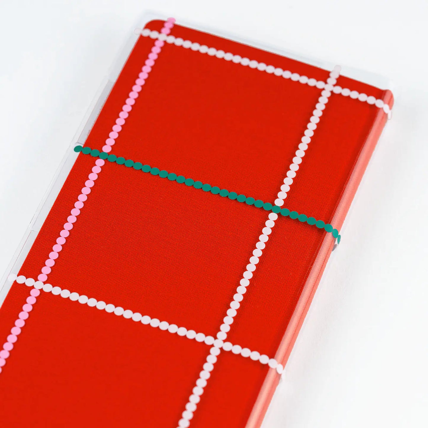 Yoshie Watanabe: Clear Cover for Weeks (Dotted Plaid), 2027 Hobonichi Accessories