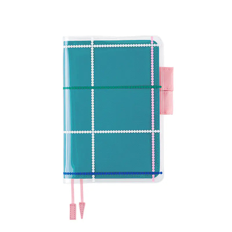 Yoshie Watanabe: Cover on Cover for A6 Size (Dotted Plaid), 2027 Hobonichi Accessories