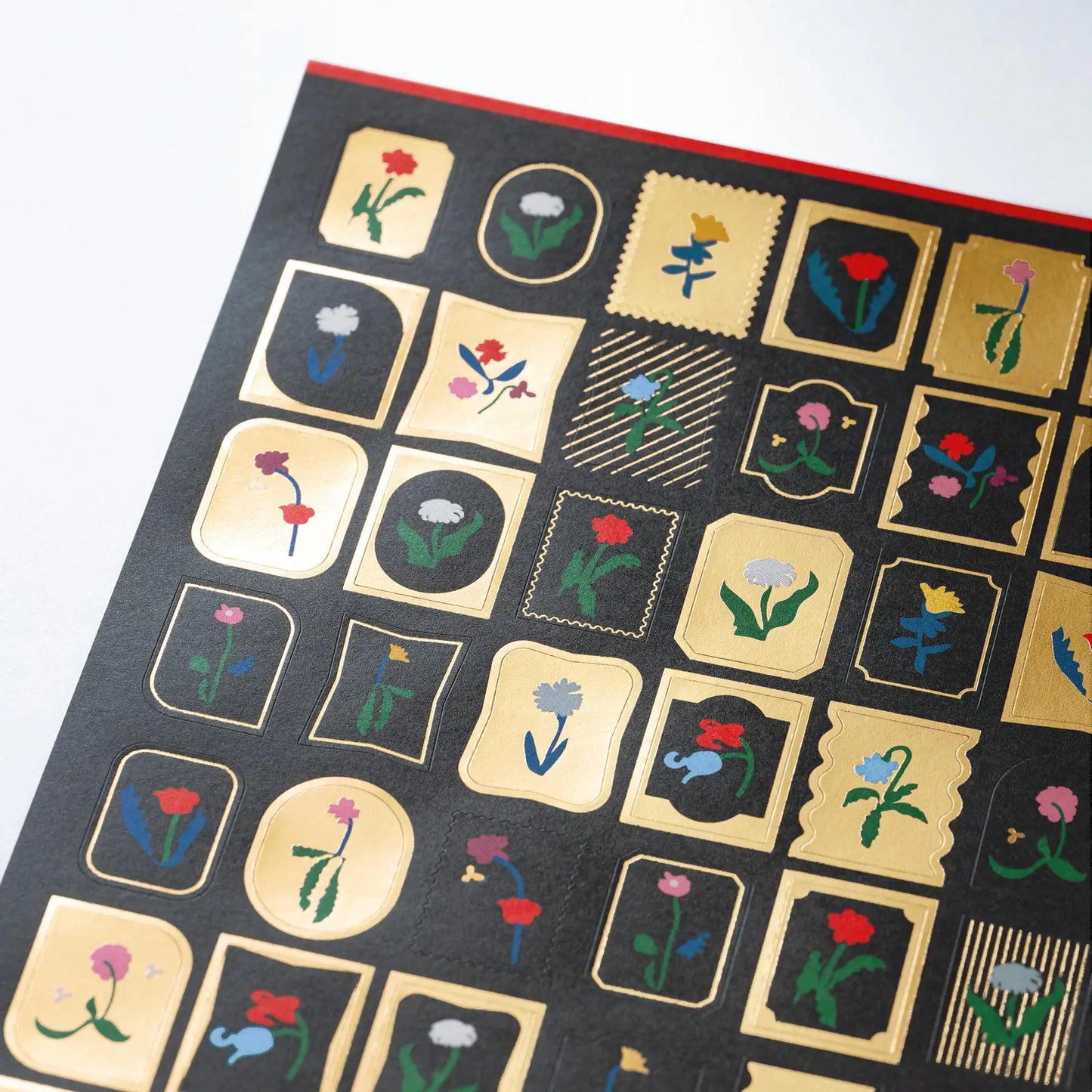 Yoshie Watanabe: Foil-Stamped Stickers (Petit Bloom), 2027 Hobonichi Accessories
