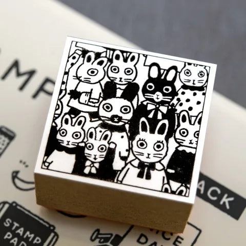 Yumi Kitagishi: Rubber Stamp - Bunnies -