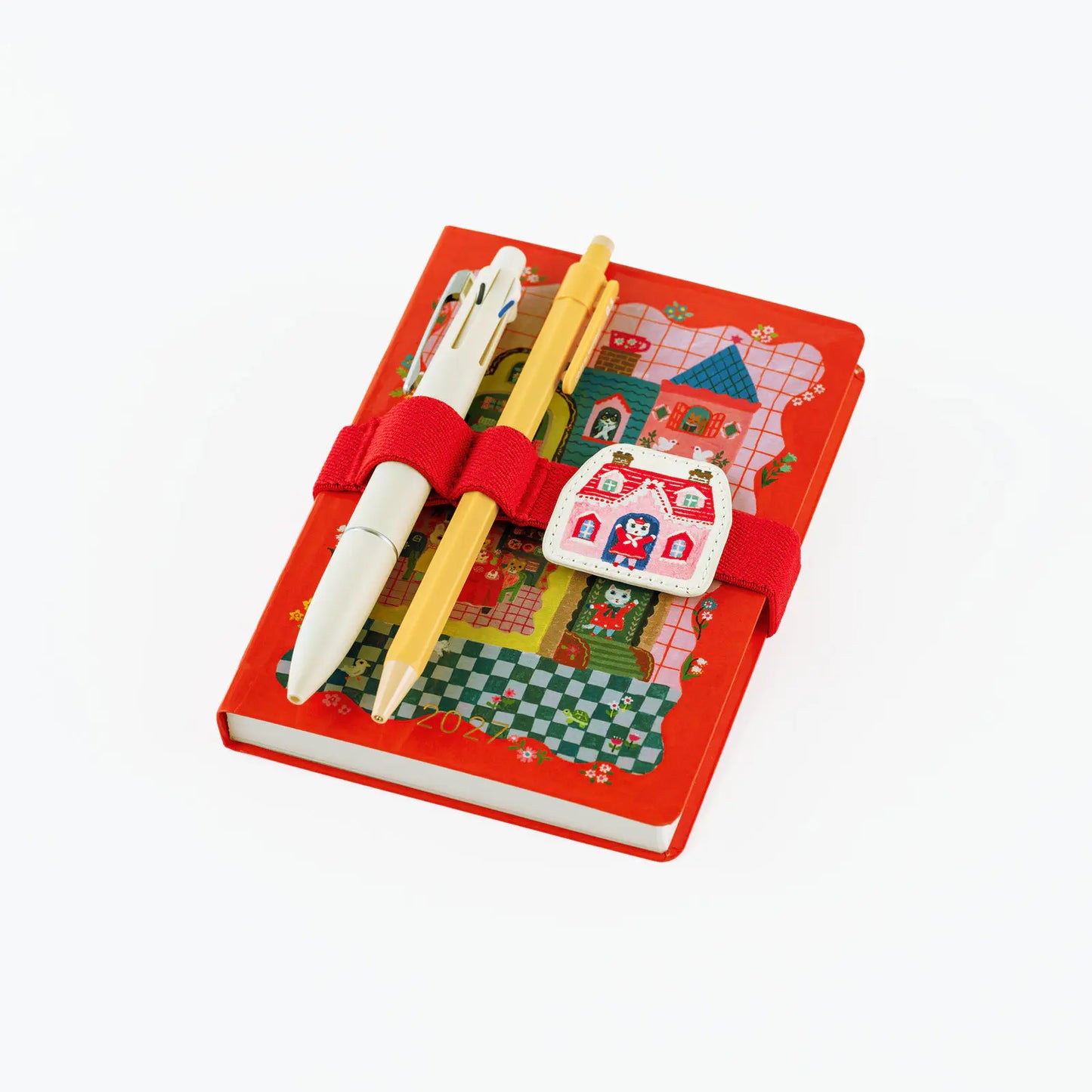 Yumi Kitagishi: Book Band with Charm (White Cat), 2027 Accessories
