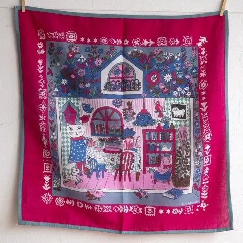 Yumi Kitagishi: HANDKERCHIEF - DOLLHOUSE / PINK -