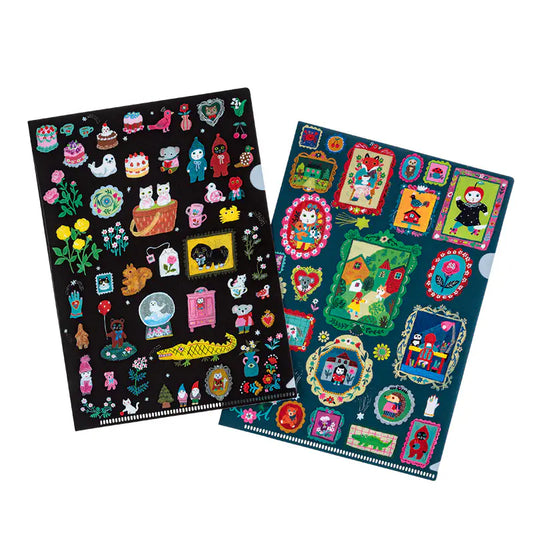 Yumi Kitagishi: Hobonichi Folder Set of 2 for A5 Size (Little Gifts) ,  Hobonichi Accessories