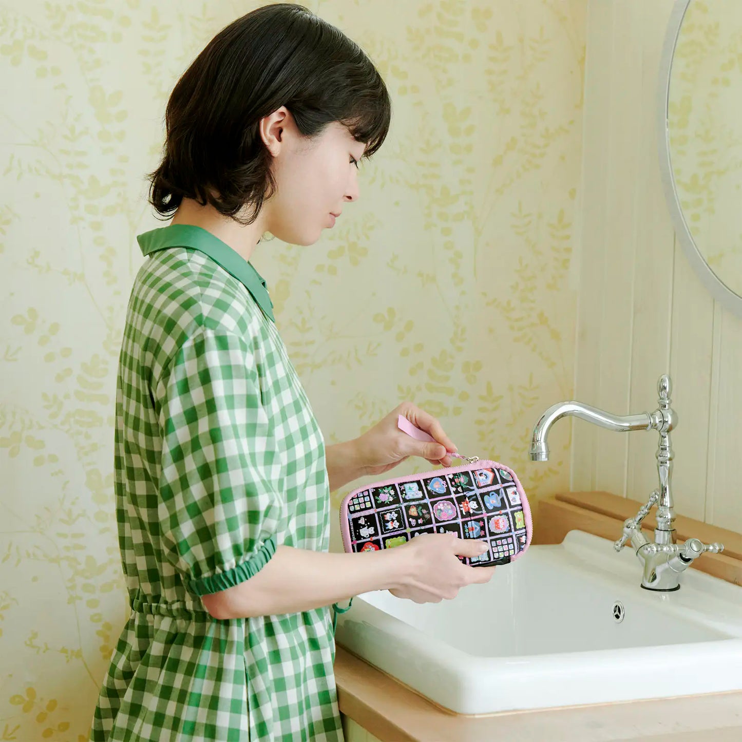 Yumi Kitagishi: My Coffee Small Drawer Pouch,  Hobonichi Small Drawer Pouch