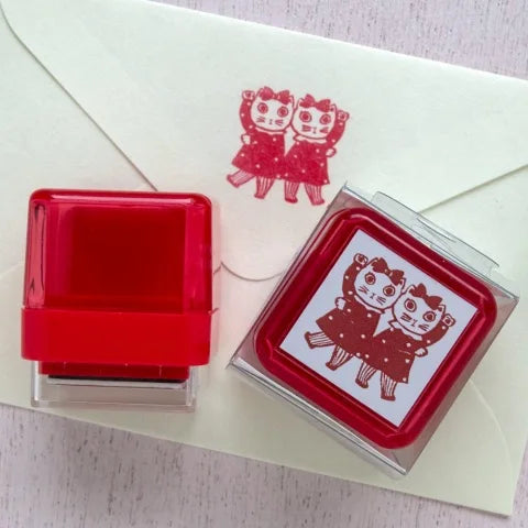 Yumi Kitagishi: Self-inking Stamp - Duo -, penetration stamp