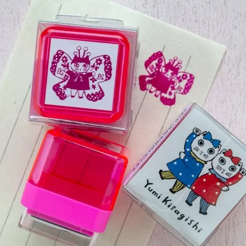 Yumi Kitagishi: Self-inking Stamp - Fairy -, penetration stamp