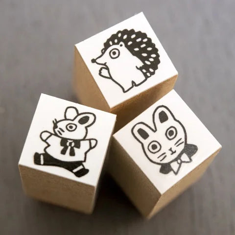 Yumi Kitagishi: Set of 3 Small stamp - type D -