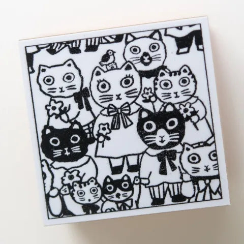 Yumi Kitagishi: Rubber Stamp - Cats -