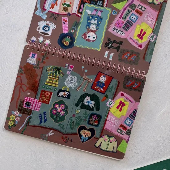 Yumi Kitagishi: Sketchbook - White Cat's Fashionable Planner -, croquis book