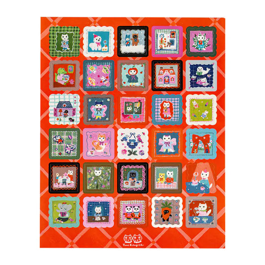 PRE-ORDER Yumi Kitagishi: Stickers - Daily Life of White Cat ,  2026 Hobonichi Accessories