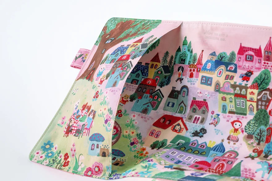Yumi Kitagishi: White Cat Village [Hobonichi Cousin (A5) Techo Cover] (Cover Only)