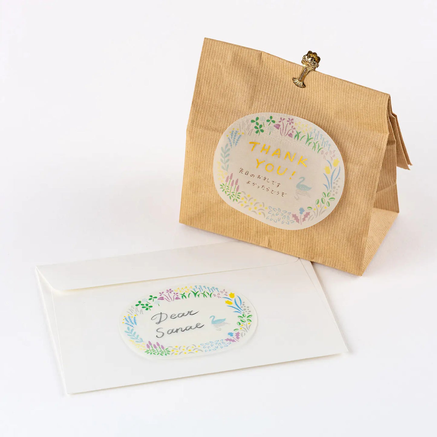 PRE-ORDER Yuri Sanae: See-Through Sticky Notes (Forest Lake) ,  2026 Hobonichi Accessories