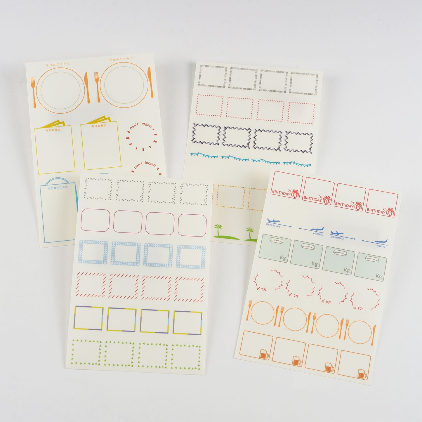 Hobonichi: Hobonichi Frame Stickers, Hobonichi Accessories