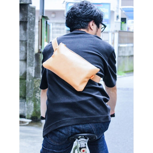 High Quality Tochigi Leather Cross Body Bag, Messenger Bag, Handmade in Japan