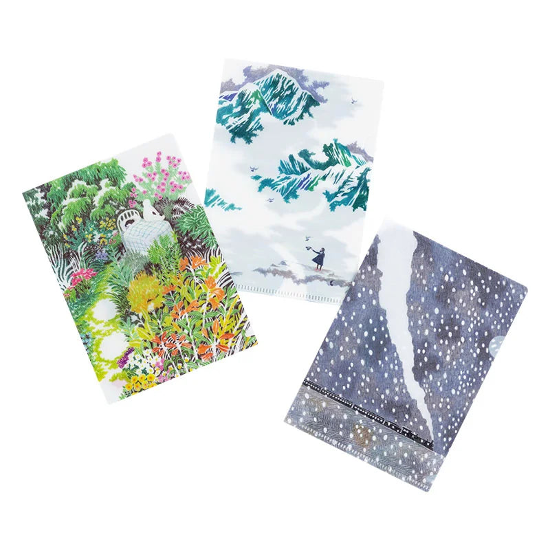 iyo okumi: Hobonichi Clear Folder Set of 3 for A6 Size (iyo okumi),  2025 Hobonichi Accessories