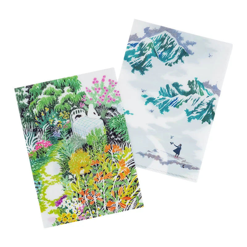 iyo okumi: Hobonichi Clear Folder Set of 2 for A5 Size (iyo okumi),  2025 Hobonichi Accessories
