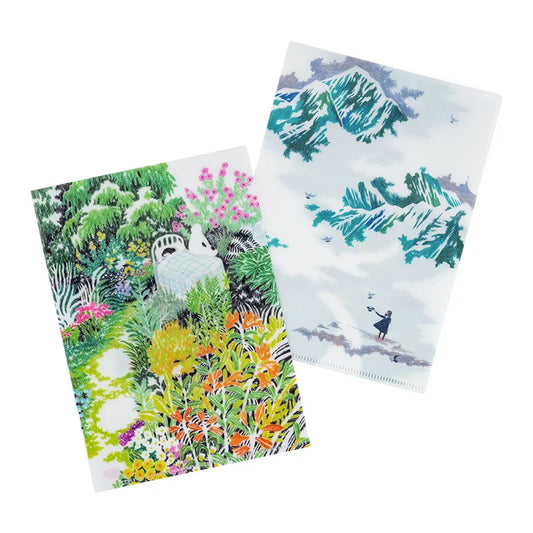 iyo okumi: Hobonichi Clear Folder Set of 2 for A5 Size (iyo okumi),  2025 Hobonichi Accessories