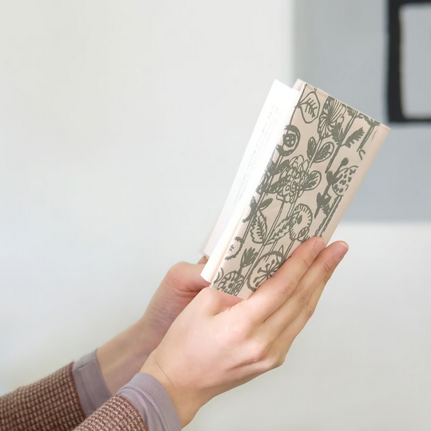 mina perhonen: Book Cover A6 Size - Letter of Flower - , Hobonichi Cover