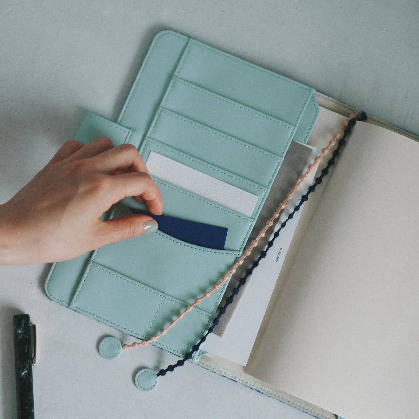 minä perhonen: felice (Blue)  [Hobonichi Cousin (A5) Techo Cover] (Cover Only)