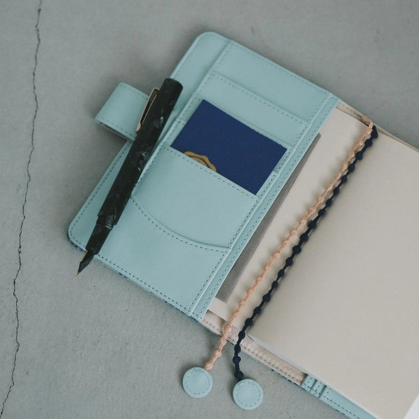 minä perhonen: felice (Blue) [Hobonichi Original (A6) Techo Cover] (Cover Only)