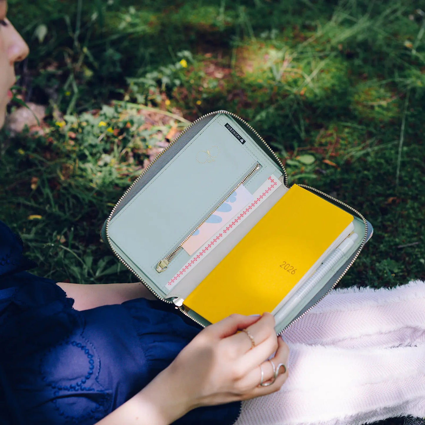 minä perhonen: piece, (Weeks Mix) [Hobonichi Weeks Cover] (Cover Only)