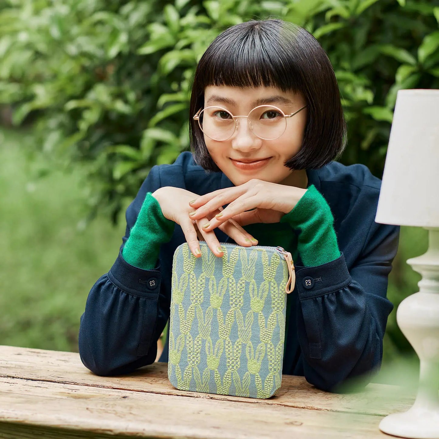 minä perhonen: pomppia (Light Blue) [Hobonichi Original (A6) Techo Cover] (Cover Only)