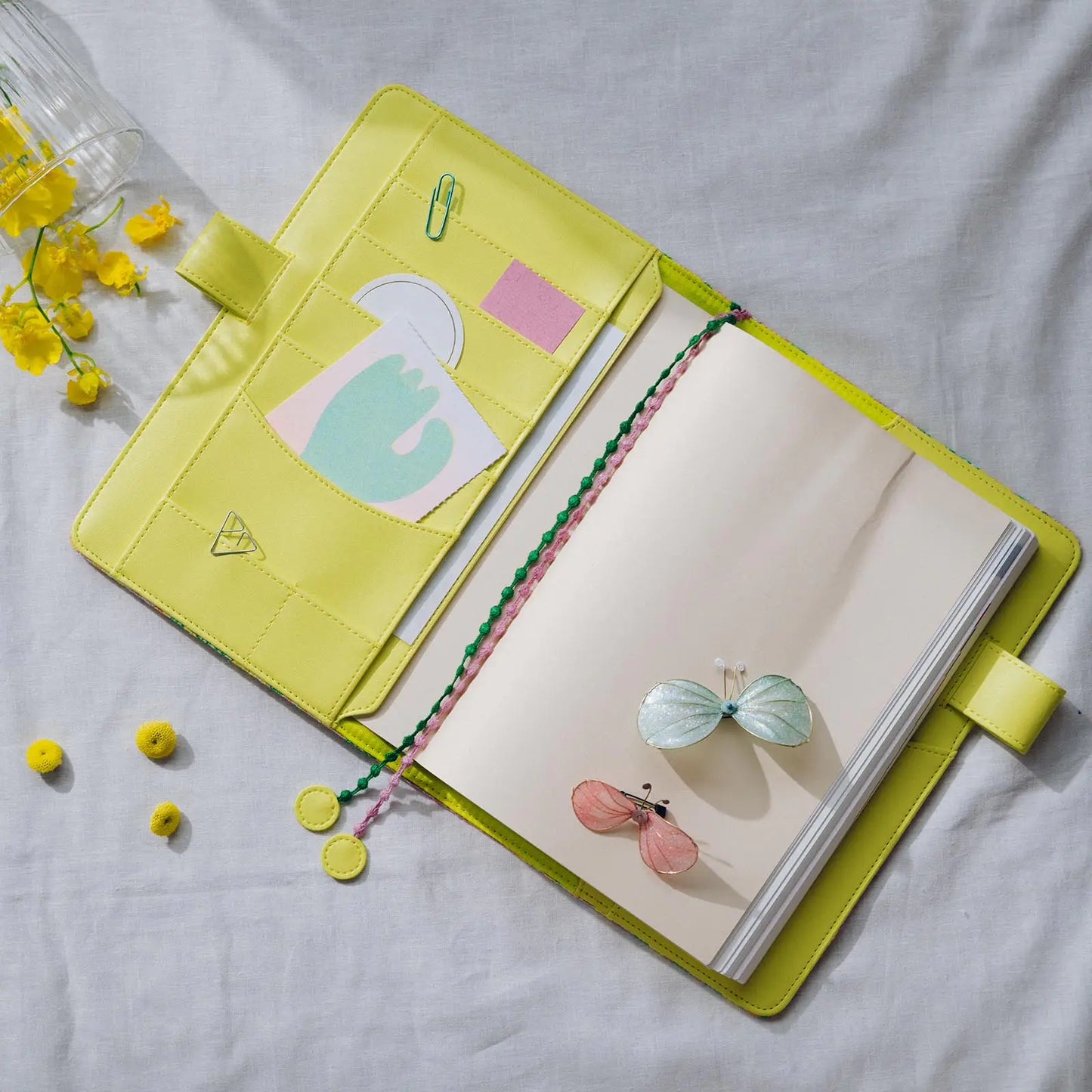 minä perhonen: skyful (Yellow) [Hobonichi Cousin (A5) Techo Cover] (Cover Only)