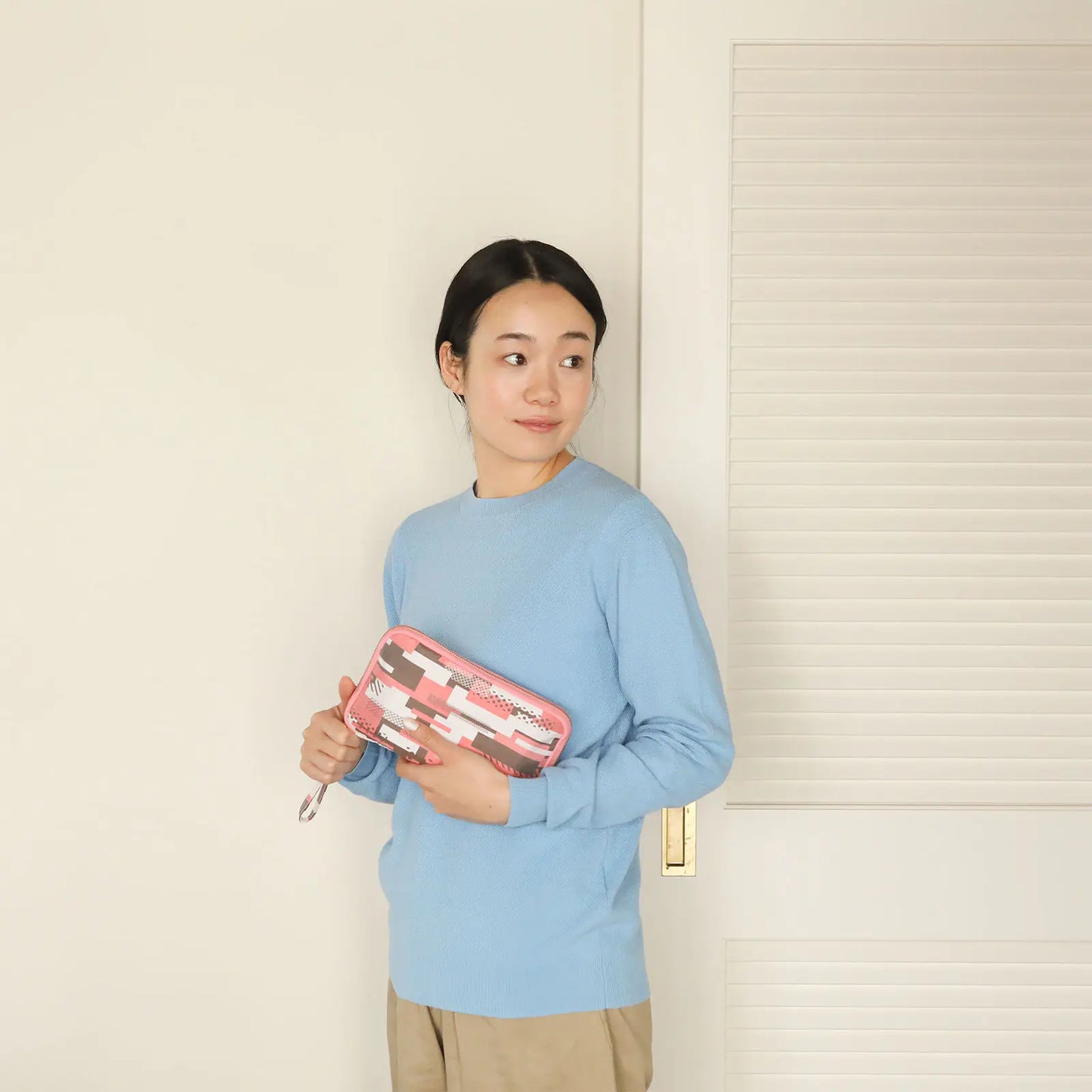 mt: Pink Mix Drawer Pouch Áne