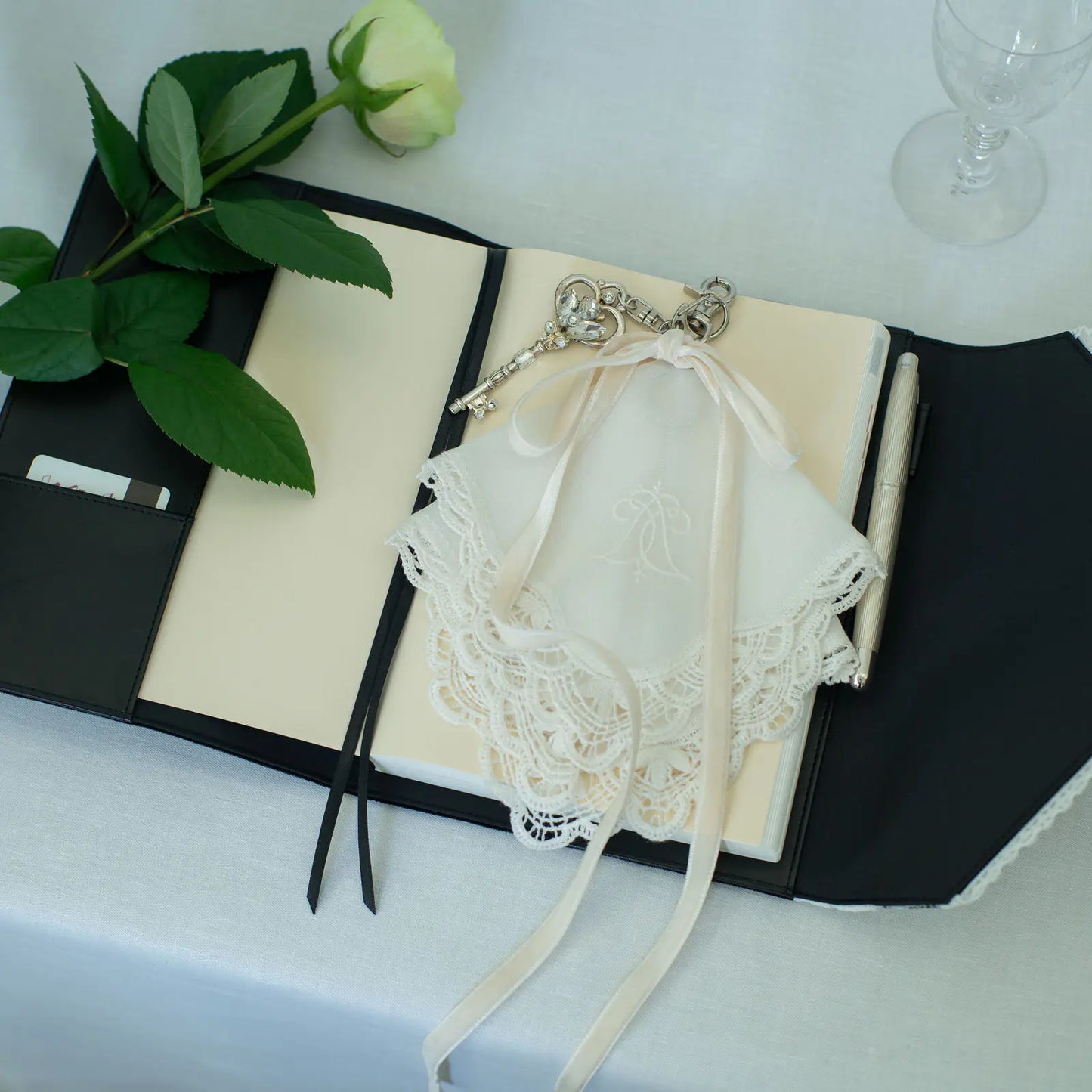 tanakadaisuke: White Handkerchief Diary  [Hobonichi Cousin (A5) Techo Cover] (Cover Only)